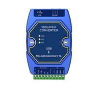 EBYTE Convertidor industrial USB a RS485 RS422 RS232 TTL Serie E810-U FT232 Aislamiento de señal de alimentación tipo C 3.3V/5V (E810-U15HF)