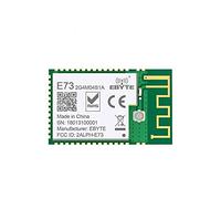 EBYTE E73-2G4M04S1A - Antena PCB IPX IoT uhf Transceptor inalámbrico SMD, brazo Bluetooth, tamaño pequeño, 2,4 GHz, 2,5 mW