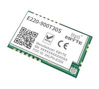EBYTE LoRa LLCC68 módulo 868MHz 915MHz 30dBm 10km RSSI WOR E220-900T30S Watchdog receptor transceptor inalámbrico IPEX/agujero de sello