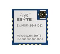 EBYTE Módulo de transmisión inalámbrica de 2,4 G, adquisición de señal EWM151, baja latencia AT, grado industrial (EWM151-2G4T10SX)