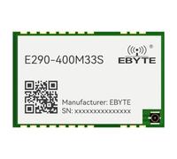 EBYTE Módulo inalámbrico 433/868/915MHz PAN3060 LoRa Chirpiot E290 20/30dbm AT Command de baja potencia puerto serie relé de transmisión red IAP actualización (400 M SPI 33 dbm)