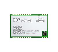 EBYTE Módulo inalámbrico de 868 MHz 915 MHz CC1101 MSP430FR2433 E07-900T10S, baja potencia, 10 dbm, 1,5 km, UART RSSI IPEX, agujero de sello, desarrollo secundario, velocidad del aire 0,6 kbps-500