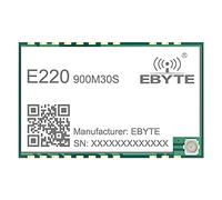 EBYTE Módulo inalámbrico de Espectro extendido LLCC68 Lora 868 MHz 915MHz E220-900M30S 30 dBm 10Km de Larga Distancia IPEX/Antena de Orificio de Sello