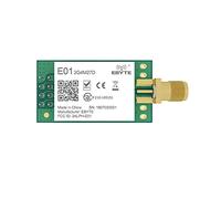 EBYTE nRF24L01 módulo inalámbrico 2.4GHz PA+LNA 5km SPI DIP SMAK Antena transceptor rf módulo transmisor y receptor para VR, control remoto casero