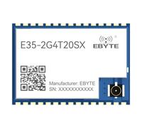 EBYTE TLSR8208 - Módulo de transmisión transparente de puerto serie de 2.4 G, UART E35, 10-27 dbm, baja potencia, larga distancia, FSK (20 dbm IPX)
