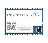 EBYTE TLSR8208 - Módulo de transmisión transparente de puerto serie de 2.4 G, UART E35, 10-27 dbm, baja potencia, larga distancia, FSK (27 dbm IPX)