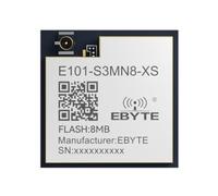 EBYTE WIFI Bluetooth ESP32-S3 Dual Core MCU Serial Port Módulo inalámbrico E101-S3MN8 PCB de baja potencia para Smart Home Industrial (E101-S3MN8-XS)