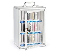 EBZFASO Armario para Guardar teléfonos móviles Casillero de Almacenamiento for teléfono móvil de aleación de Aluminio con 24/36/48/60 Ranuras(24)