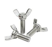 EBZFASO Kit Surtido de Tuercas de Mariposa, Pernos de ala Mariposa 5 Tornillos M3 M4(10mmx5PC,M4)