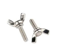 EBZFASO Kit Surtido de Tuercas de Mariposa, Pernos de Mariposa Tuercas Acero Inoxidable 304 M3-M12(M12x20mm 1PC)