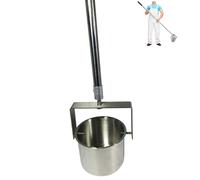 EBZFASO muestreo de Agua, Muestreador de Agua telescópico 304 Acero Inoxidable 500ml/1000ml Longitud Ajustable 0,6-7m Giratorio(500ml,1.17-4m/3.8ft-13ft)