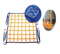 EBZFASO Red de seguridad para carga, Correas de red de elevación de seguridad, red de carga for caja de camioneta(1.5 X 1.5M/Mesh 10cm/Load 300kg)