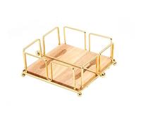 EBZFASO Servilleteros para mesas, 18 * 18 * 6.5 1-3 Piezas for Mesa, Soporte de servilleta de Acero Inoxidable, Soporte de servilleta Plano(W:18*D:18*H:6.5cm 3pcs)