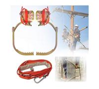 EBZFASO Zapatas para trepar a Postes, Picos for trepar árboles de Acero Inoxidable Modelo 300-600(350model)