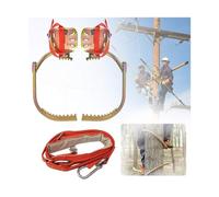 EBZFASO Zapatas para trepar a Postes, Púas for trepar árboles Arborists Deportes al Aire Libre Acero Inoxidable(450model)