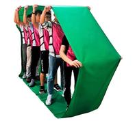 EBzvblxm Alfombra de Juego «Trabajo en Equipo», Estera al Aire Libre del Funcionamiento Trabajo en Equipo for los tamaños múltiples Multicolores de Adultos(Blue,Adult-11M/36FT)