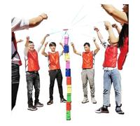 EBzvblxm para fomentar el espíritu de Equipo, Team Building Block Tower Juegos ABS Multicolor 5/8/10 PCS(Yellow,8PCS)