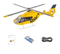 EC135 470-Class RC Helicóptero, modelo de avión 2.4G 6CH con posicionamiento GPS, modo de acrobacias 3D, 4 modos de vuelo inteligentes y largo tiempo de vuelo, regalo para entrenamiento al aire libre