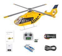 EC135 470-Class RC Helicóptero, modelo de avión 2.4G 6CH con posicionamiento GPS, modo de acrobacias 3D, 4 modos de vuelo inteligentes y largo tiempo de vuelo, regalo para entrenamiento al aire libre
