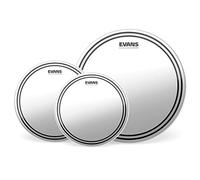 EC2S Clear Fusion Pack (10", 12", 14") with 14" HD Dry Snare Batter