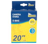 ECA20AYE 2 cámaras de Aire 20 x 4.0 para Bicicleta Fat Bike VÁLVULA AMÉRICA Schrader Rueda MTB Neumáticos E-Bike Bicicleta eléctrica