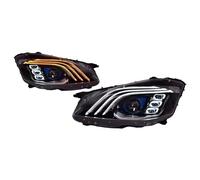 ECAHDVEIR Par de conjuntos faros delanteros compatibles con Mercedeben Clase S W221LED 2006-2007-2013, lente dirección luz circulación diaria, cabezal conjunto lámpara modificado(Right,2006-2009)