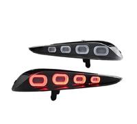 ECAHDVEIR Par de luces traseras LED completas compatibles con Toyota GR Supra 2020 2021 2022 2023 2024 A90 A91 GT4 lámpara trasera freno antiniebla luz señal giro(Clear Without RGB)
