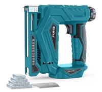 Ecarke Pistola de Clavos 2 en 1 Compatible con Baterías Makita 18V | Inalámbrica, para Grapas T50 y Clavos Brad, Incluye 1000 Grapas y 1000 Clavos, para Bricolaje, Muebles y Trabajos Tapicería