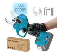 Ecarke Tijeras de podar eléctricas profesionales compatibles con batería Makita de 18 V, diámetro de corte de 38-50 mm, herramienta de jardín portátil para podar eficientemente, sin batería ni
