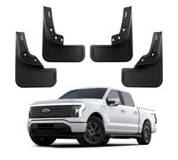 Ecarzo Guardabarros para Ford F150, Accesorios Lightning 2022, 2023, 2024, para Todo Tipo de Clima, no Requiere taladrar, Juego de 4 Piezas