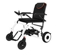 ECBCUEG Silla de ruedas plegable de aleación de aluminio cómoda y ergonómica, batería de iones de litio de 10,4 A, motor sin escobillas de 700 W, para ancianos discapacitados/negro/104 x 94 x 68 cm