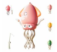 ECBLI Explorador De Tentáculos Inteligente, Pulpo Maravilloso Y Ondulante, Juguete De Calamar Eléctrico, Juguete De Gateo con Sensor De Obstáculos Automático, Robot De 8 Patas con(Pink)