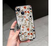 ECBLI Funda para iPhone con Diseño De Jardín Espeluznante, para iPhone 16/15/14/13/12/11 Pro MAX - Suave Y Flexible, Diseño Floral De Terror, Resistente, para Mujer(#C,For lPhone11)