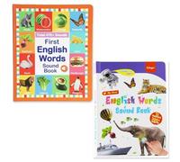 ECBLI Mi Primer Juguete con Sonidos En Inglés: Más De 470 Palabras, 21 Temas, Divertido Juego De Palabras, Presiona for Aprender Fonética, Juguete Educativo for El Lenguaje(Two-Book Set)
