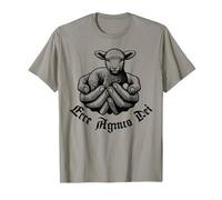 ECCE Agnus Dei Cordero Sanctus Latina Tradicional Católica Camiseta