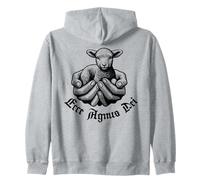 ECCE Agnus Dei Cordero Sanctus Latina Tradicional Católica Sudadera con Capucha