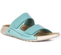 Ecco 2nd Cozmo Con Correa Doble Nubuck Cuero Hombre Sandalia Azul Mujer Ru 3-8