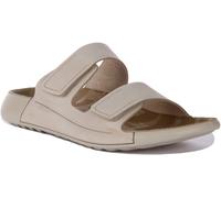 Ecco 2Nd Cozmo Doble Correa Plantilla De Piedra Mule Beige Mujeres UK 3 - 9