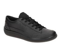 ECCO 501594 Soft Zero M Nero Scarpe uomo Sneakers Lacci Pelle Waterproof 40