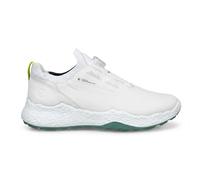 Ecco Biom H5 BOA zapatos de golf para hombre, blanco, Sin tacos, 46, Sistema BOA, Estándar