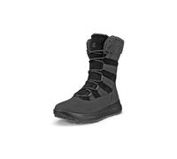ECCO Botas altas impermeables Solice para mujer, Black, 36 EU