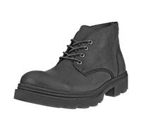 ECCO Botas Chukka repelentes al agua para hombre, Nubuck aceitado negro, 12-12.5