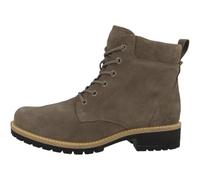 ECCO Botas de combate Elaina para mujer, arcilla oscura, talla 40, marrón oscuro, 7 UK