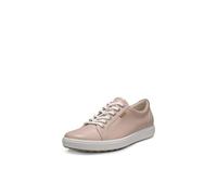 ECCO Suave 7 Con Contraste Casual de Piel Cordones Zapatillas Topo Mujer Ru 3-9