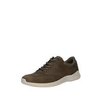 ECCO Calzado deportivo con cordones 'Irving' marrón / oliva, Talla 43