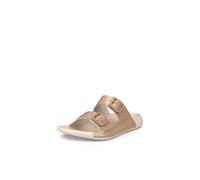 ECCO Cozmo - Sandalias con hebilla de dos bandas para mujer, color carne, 40 EU
