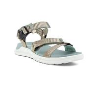 ECCO Exowrap W 3s TexSandal para mujer, Flor de hielo beige salvia, 4.5 UK