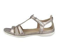 ECCO Flash, Sandalias de Gladiador Mujer, Plateado (57462warm Grey Metallic/Moon Rock), 41 EU