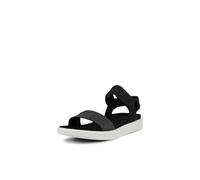 ECCO Flowt, Sandal Plana. Mujer, Color Negro, 43 EU
