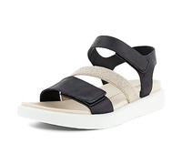 ECCO Flowt W, Sandalia Mujer, Negro, 38 EU